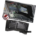 グリル Fits 03-07 Mitsubishi Evo 8 9 Hood Scoop Hood Vent Louver Carbon Fiber フィット03-07三菱エボ8 9フードスクープフードベントルーバー炭素繊維