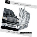 グリル Fits 06-08 Ford F-150 304 Stainless Steel Billet Grille Combo フィット06-08 Ford F-150 304ステンレス鋼ビレットグリルコンボ