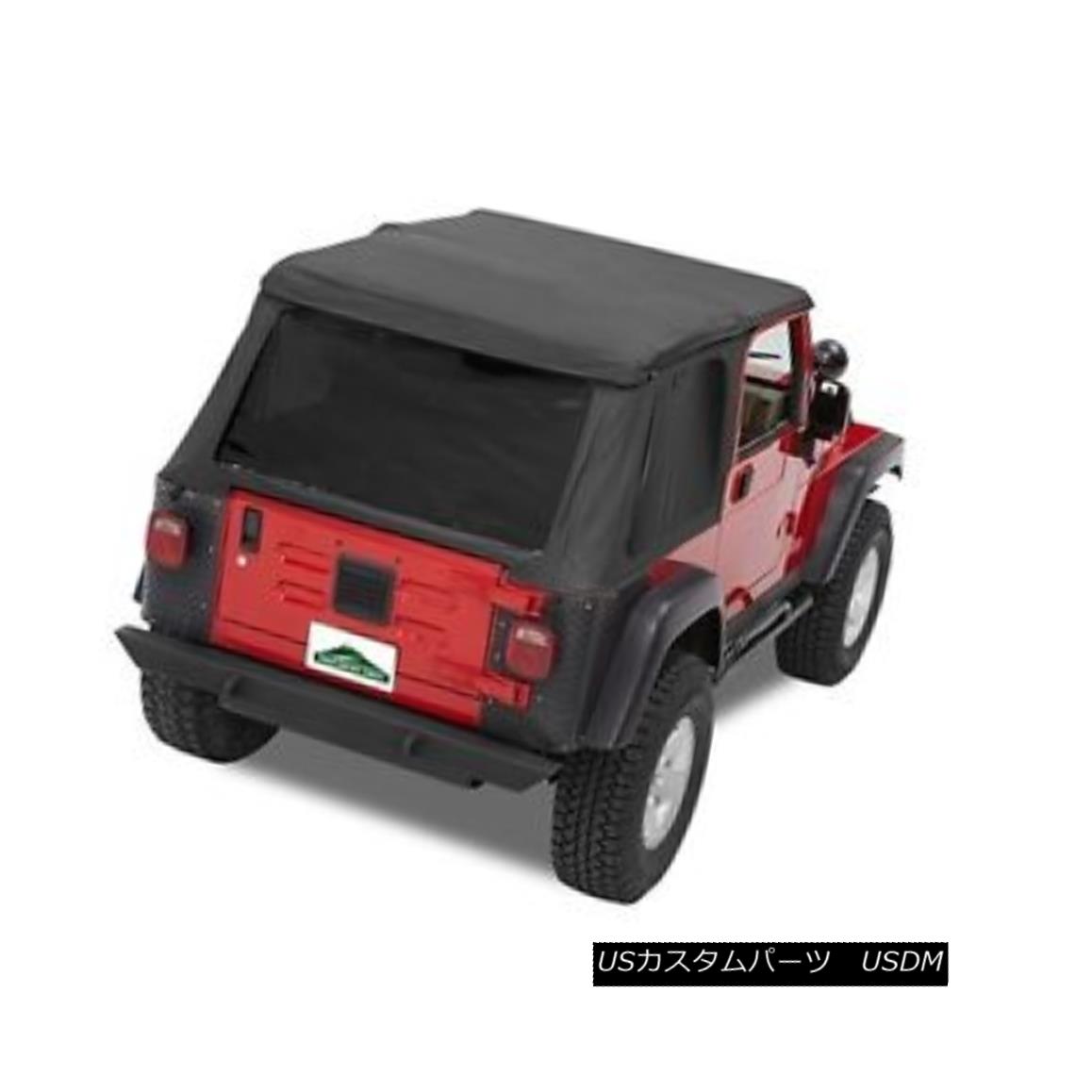 幌・ソフトトップ Pavement Ends Sprint Top Tinted Windows 97-06 Jeep Wrangler TJ Black Diamond 舗装終わりスプリントトップ色づけされたWindows 97-06ジープラングラーTJブラックダイヤモンド