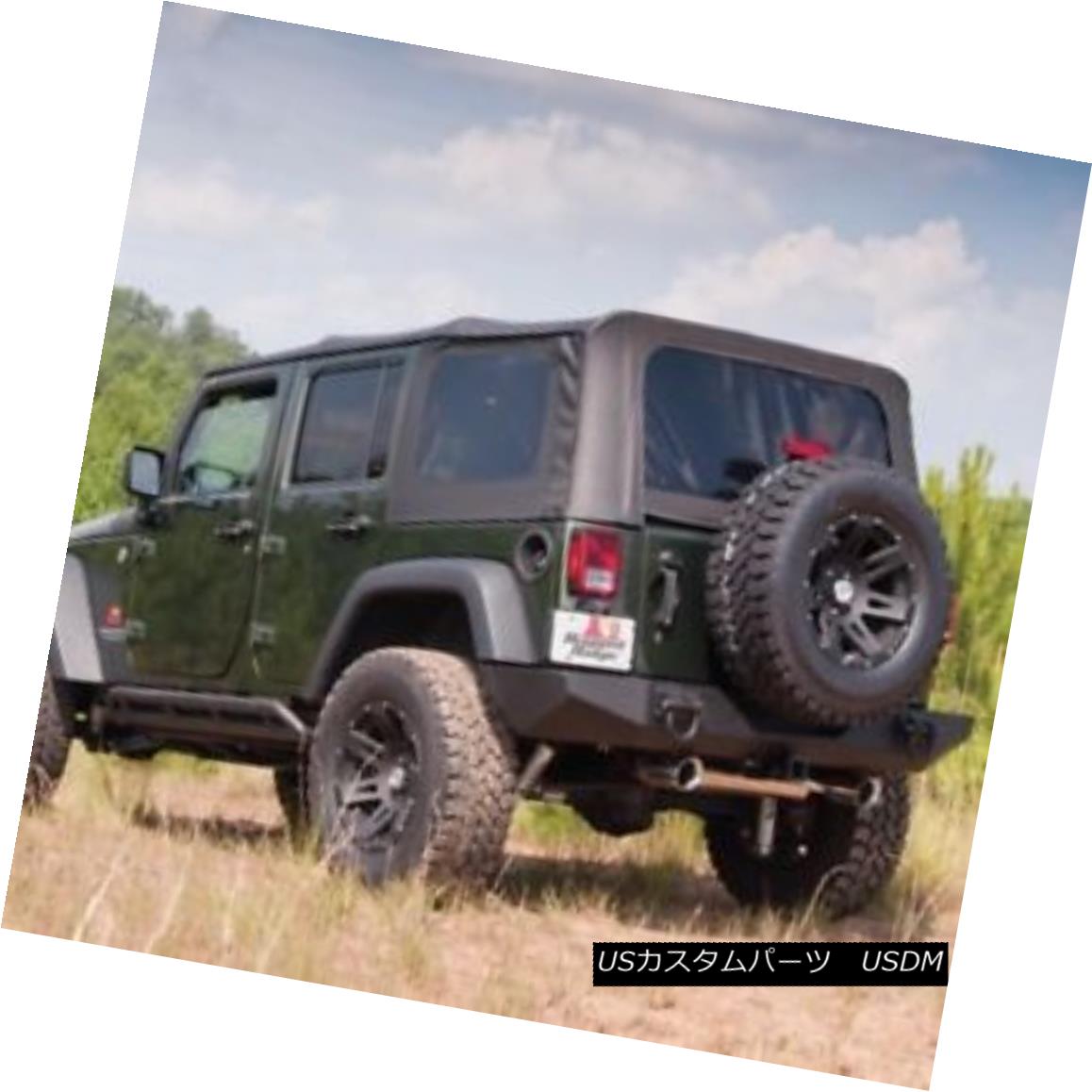 幌・ソフトトップ XHD Soft Top, Black, Spring Assist; 07-09 Jeep Wrangler JKU XHDソフトトップ、ブラック、スプリングアシスト 07-09ジープラングラーJKU