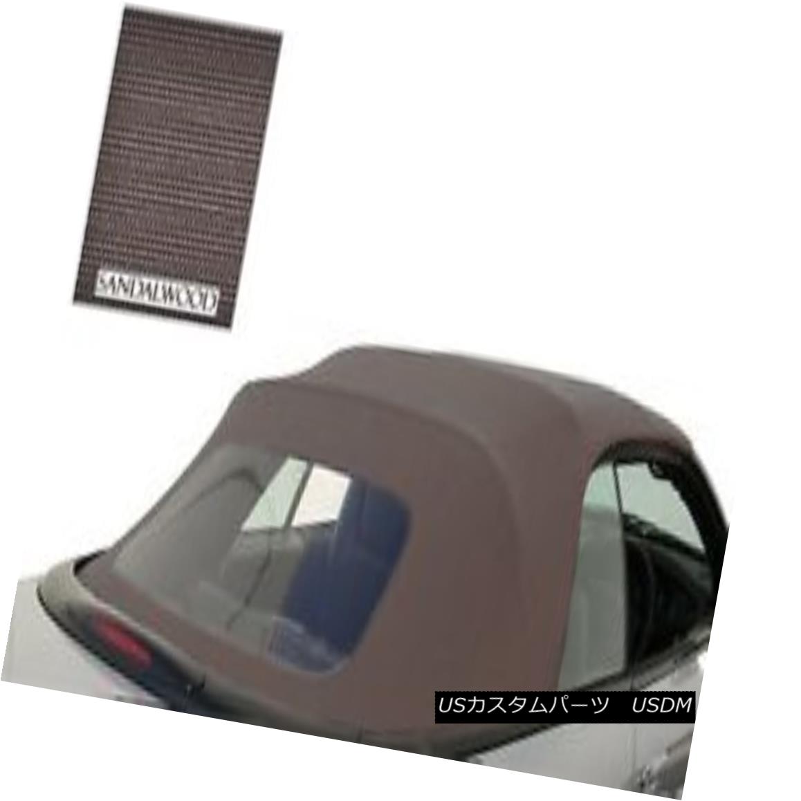 幌・ソフトトップ New Chrysler Sebring Convertible Soft Top & Plastic window Sandalwood Sailcloth 新しいクライスラーセブリングコンバーチブルソフトトップ＆amp; プラスチック製の窓サンダルウッドセイル