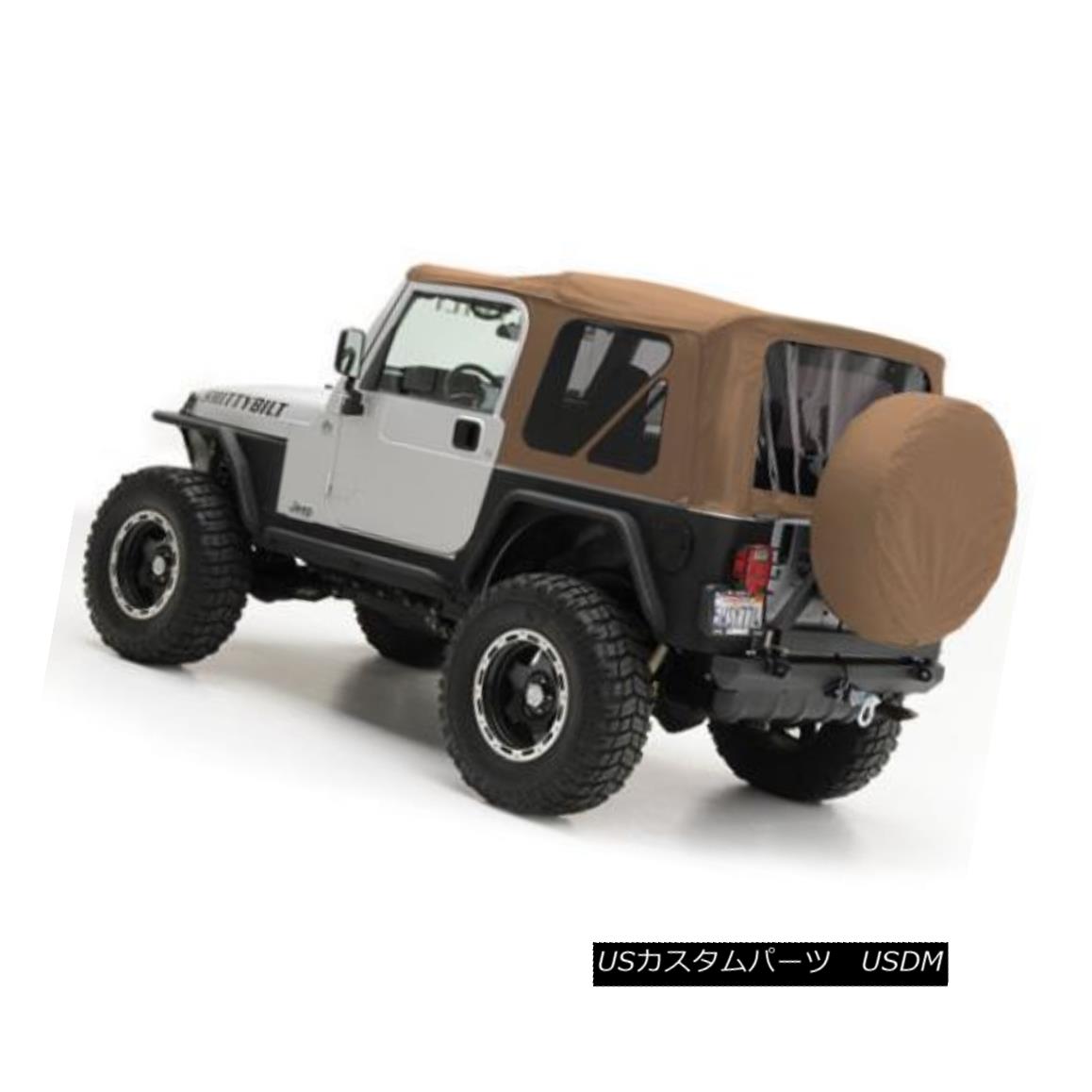 幌・ソフトトップ Smittybilt Soft Top Jeep Wrangler TJ 97-06 Replacement Tinted Windows 9970217 SmittybiltソフトトップジープラングラーTJ 97-06交換ティント付きWindows 9970217