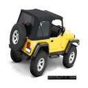 幌 ソフトトップ 1997-2006 Jeep Wrangler (TJ) Replacement Soft Top with Tinted Rear Windows Black 1997年 2006年ジープラングラー（TJ）交換用ソフトトップ ティンテッドリアウィンドウブラック