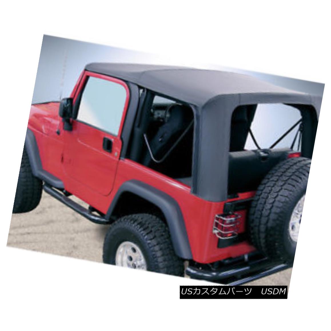 幌・ソフトトップ Rugged Ridge 13709.35 Soft Top Black Clear Windows 03-06 Jeep Wrangler Rugged Ridge 13709.35ソフトトップブラッククリアウィンドウ03-06ジープラングラー