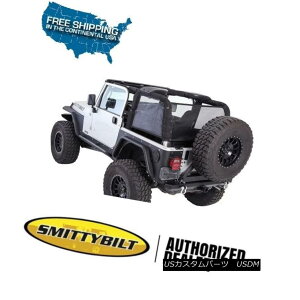 ڡեȥȥå Smittybilt Cloak Mesh Rear & Sides 97-06 Jeep Wrangler TJ 95601 Black Smittybilt Cloak Meshꥢamp; 97-06ץ󥰥顼TJ 95601֥å