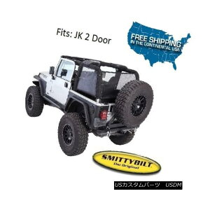 ڡեȥȥå Smittybilt Cloak Mesh Rear & Sides 07-17 Jeep Wrangler JK 2 Door 95101 Black Smittybilt Cloak Meshꥢamp; 07-17ץ󥰥顼JK 2ɥ95101֥å