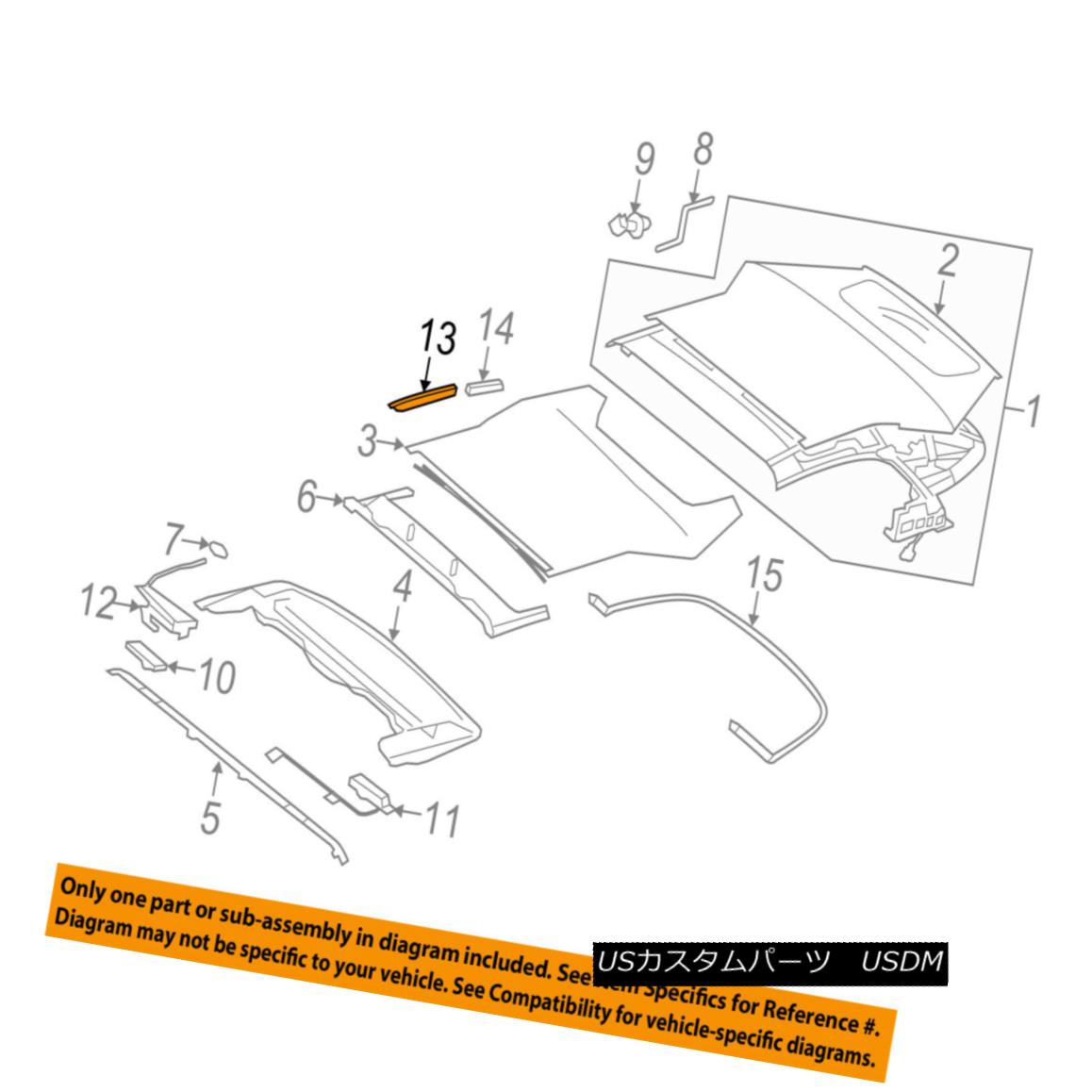 幌・ソフトトップ JAGUAR OEM 07-15 XKR Convertible/soft Top-Front Seal Left C2P16666 JAGUAR OEM 07-15 XKRコンバーチブル/ so ftトップフロントシール左C2P16666