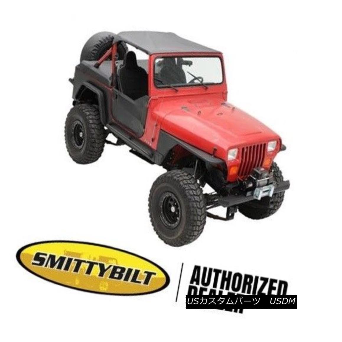 幌・ソフトトップ Smittybilt Standard Top 76-86 Jeep CJ-7 90701 Black Vinyl Smittybiltスタンダードトップ76-86ジープCJ-7 90701ブラックビニール