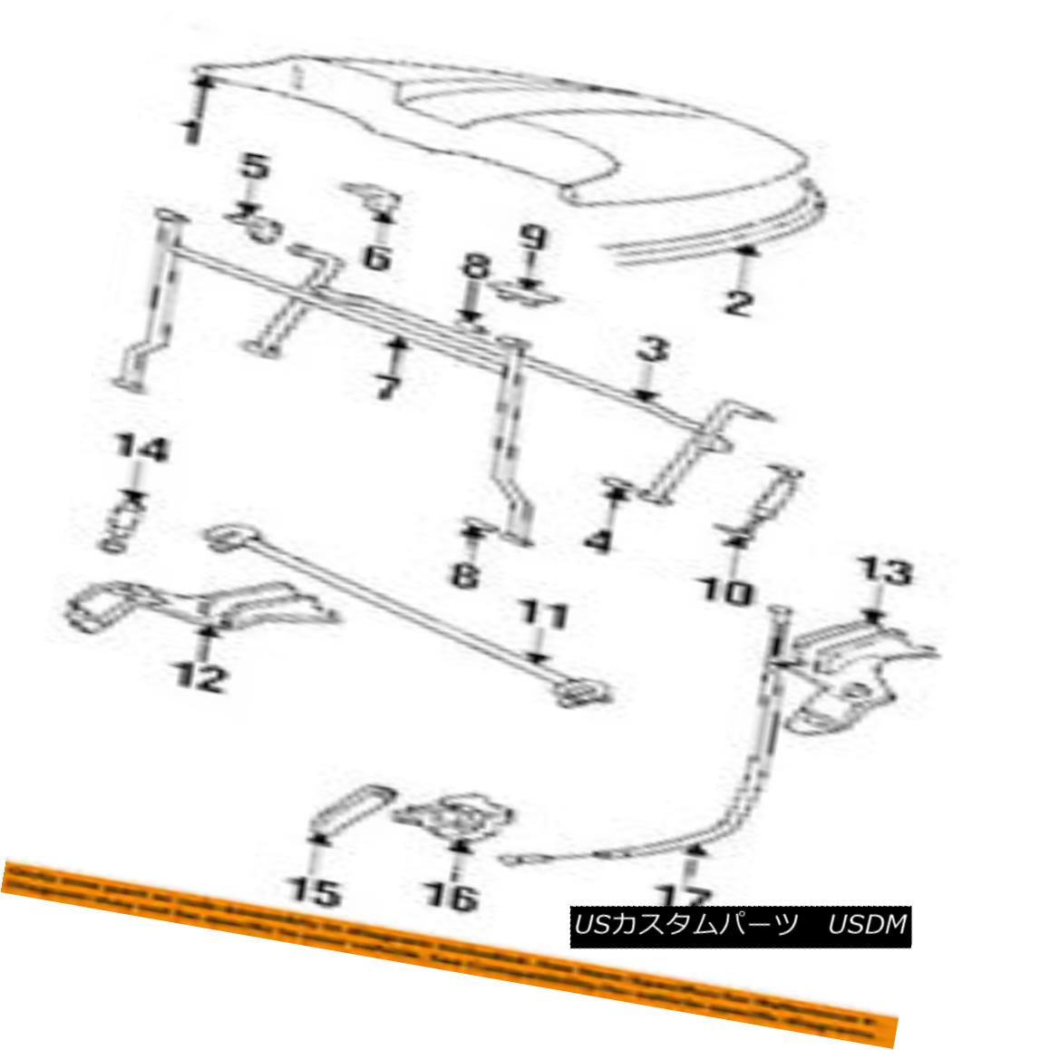 幌・ソフトトップ PORSCHE OEM 1994 911 Convertible/soft Top-Handle 9645045570001C PORSCHE OEM 1994 911コンバーチブル/ so ftトップハンドル9645045570001C