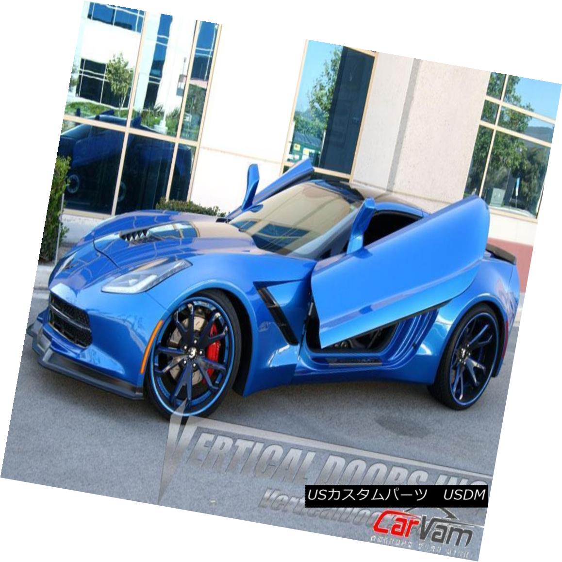 ガルウィングキット Vertical Doors - Vertical Lambo Door Kit For Chevrolet Corvette C7 ZLR 2014-16 垂直ドア - シボレーコルベットC7 ZLR 2014-16用の垂直ランボルフトドアキット