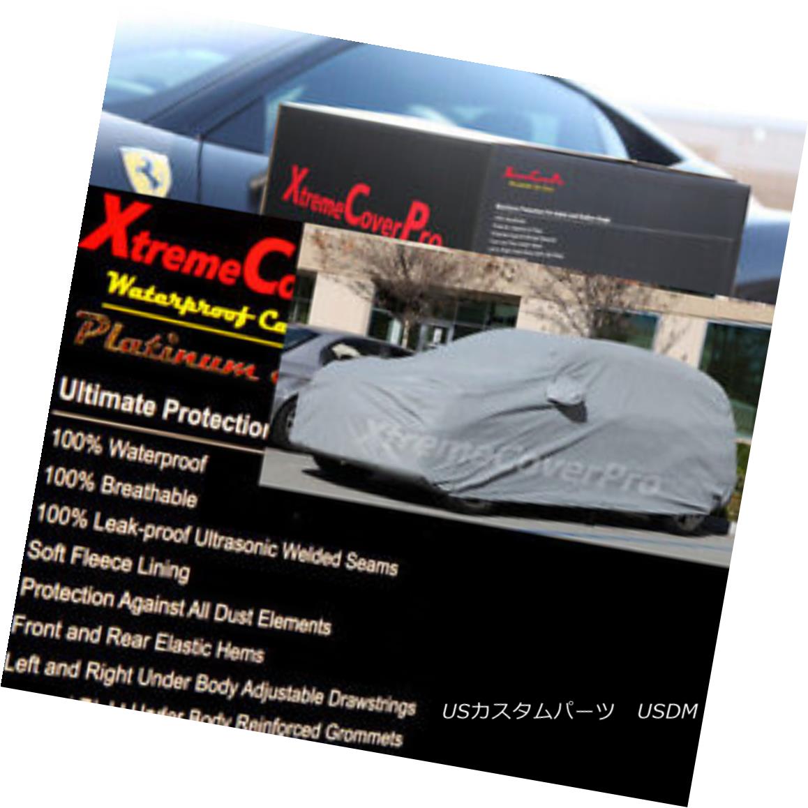 カーカバー 2015 TOYOTA LAND CRUISER Waterproof Car Cover w/Mirror Pockets - Gray 2015 TOYOTA LAND CRUISERミラーポケット付き防水カーカバー - グレー