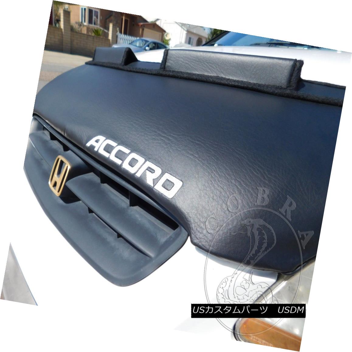 フルブラ ノーズブラ Car Bonnet Hood Bra + ACCORD LOGO Fits Honda Accord 98 99 2000 01 02 Sedan Coupe カーボンネットフードブラジャー+アコーディオンロゴホンダアコード98 99 2000 01 02セダンクーペ