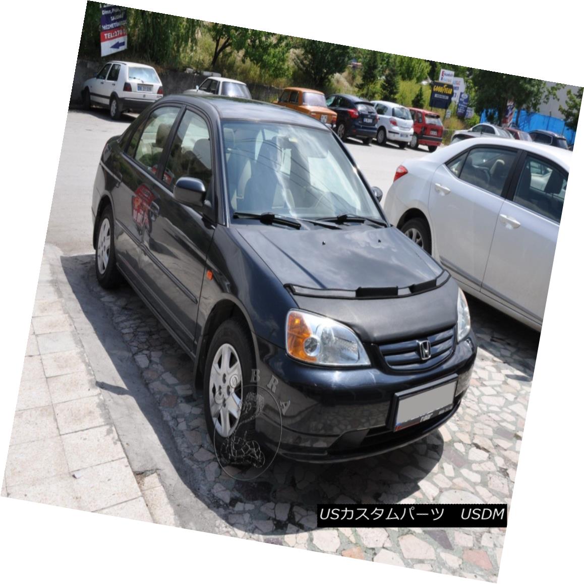 フルブラ ノーズブラ Car Bonnet Mask Hood Bra Fits Honda Civic EM2 2001 2002 2003 Sedan Coupe カーボンネットマスクフードブラはホンダシビックに適合EM2 2001 2002 2003 Sedan Coupe