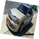 フルブラ ノーズブラ Lebra Hood Protector Mini Mask Bra Fits: Mitsubishi Mirage 2DR. 1997 1998 99-02 Lebraフードプロテクターミニマスクブラフィット:三菱ミラージュ2DR。 1997 1998 99-02