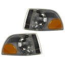 コーナーライト Side Marker Corner Parking Turn Signal Light Lamp Pair Set for Volvo C70 S70 V70 ボルボC70 S70 V70用サイドマーカーコーナーパーキングターンシグナルライトランプペア(2)