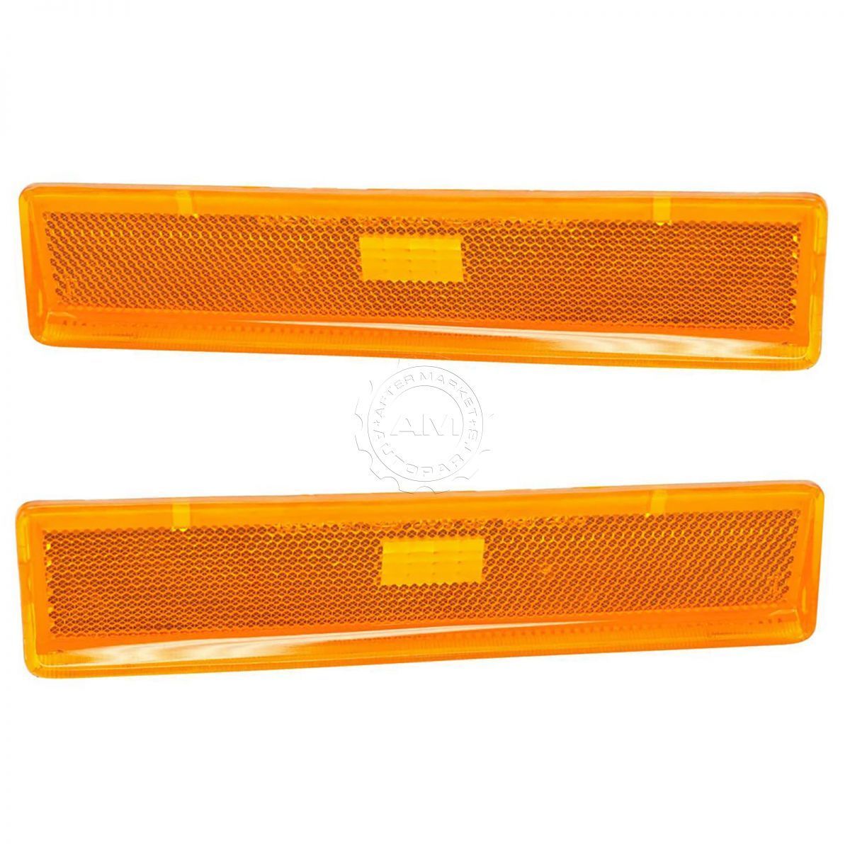 コーナーライト Parking Marker Lamp Light Amber LH RH Pair Fender Mounted for Ford Truck Bronco パーキングマーカーランプライトアンバーLH RHペアフェンダーフォードトラックブロンコのためにマウント