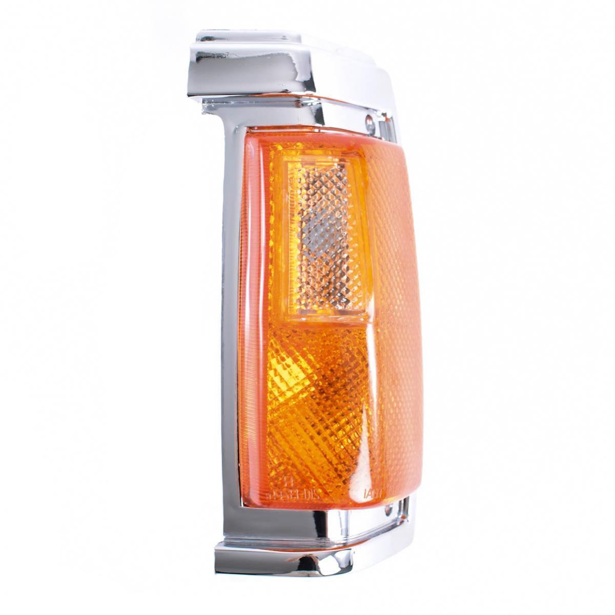 コーナーライト Corner Lights Blinker Lamp Chrome Left Fits Nissan Navara Pickup Truck 1986-90 コーナーライトブラインカーランプクロム左フィット日産ナビラピックアップトラック1986-90