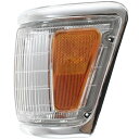コーナーライト Corner Light For 92-95 Toyota Pickup w/ chrome trim Driver Incandescent w/ Bulb コーナーライト92-95用トヨタピックアップクロムトリムドライバー白熱電球(2)