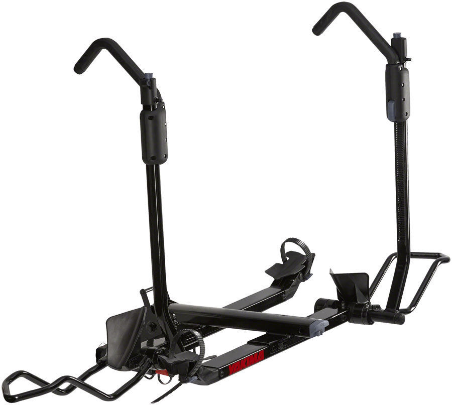 USサイクルキャリア Yakima HoldUp EVO 2 Hitch Rack: 2-Bike ヤキマホールドアップEVO 2ヒッチラック：2バイク