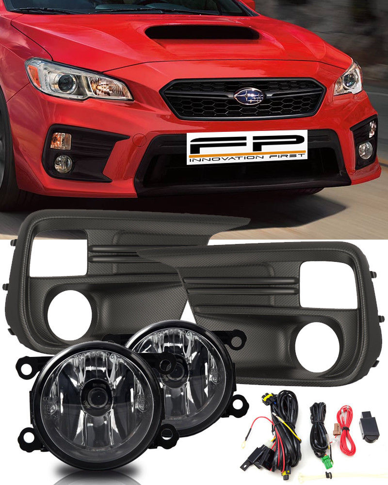 楽天カスタムパーツ WORLD倉庫フォグライト For 2018 Subaru WRX Base Clear Fog Light Kit CLEAR Wiring + Switch Complete Kit 2018 Subaru WRXベース用クリアフォグライトキットクリア用配線+スイッチ完成キット