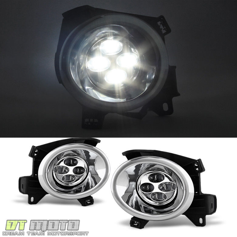 フォグライト For 13-16 Pathfinder 4 Quad LED Fog Lights Bumper Lamps+Switch 2013-2016 13-16パスファインダー用4灯LEDフォグライトバンパーランプ+スイッチ2013-2016