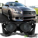 フォグライト Smoked Fit 09-15 Maxima Bumper Fog Lights Lamps Left+Right 2009-2015 Aftermarket スモークフィット09-15 Maximaバンパーフォグライトランプ左+右2009-2015アフターマーケット