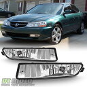 フォグライト 2002-2003 Acura TL Bumper Fog Lights Driving Lamps+Bulbs aftermarket Pair 02-03 2002-2003 Acura TLバンパーフォグライティングランプ+電球アフターマーケットペア02-03