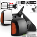 ミラー For 2007-2017 Toyota Tundra 08-17 Sequoia Power Heated LED Signal Towing Mirrors 2007-2017トヨタトンドラ08-17セコイアパワーヒートLEDシグナルトーイングミラー