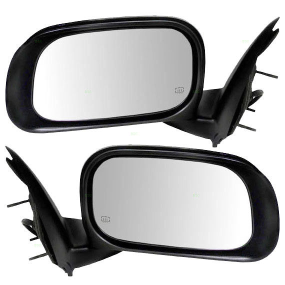 ミラー 07-09 Chrysler Aspen Set of Side View Power Mirrors Heated with Chrome Covers 07-09クライスラー・アスペン・サイドビューパワーミラー・クローム・ヒーティング