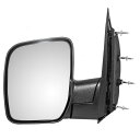 ミラー 03-09 E-Series Van Drivers Side View Manual Sail Type Mirror w/ Single Glass...