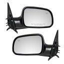 ミラー 99-04 Jeep Grand Cherokee Set of Side View Power Mirrors Heated with 8