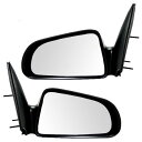 ミラー Dakota Raider Pickup Truck Set of Side View Manual 5x7 Textured Mirrors ダコタレ...