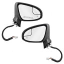 ミラー Fits Toyota Venza 13-16 Set of Side View Power Mirrors Heated Signal Puddle ...
