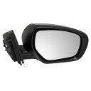 ミラー 10-15 Mazda CX-9 Passengers Side View Power Mirror Heated Signal Convex Glas...