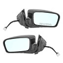 ミラー Fits Acura TL 2004 2005 2006 Set of Side View Power Smooth Mirrors Heated Me...