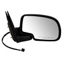 ミラー 99-02 Silverado Sierra Pickup Truck Passengers Side Power Black & Chrome Mir...