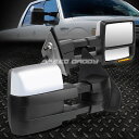 ミラー FOR 04-14 F150 PAIR POWERED+HEAT CHROME TOWING MIRROR+LED SIGNAL+PUDDLE LIGH...
