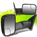 ミラー FOR 02-08 RAM 1500-3500 POWER+HEAT MANUAL EXTENDABLE TOWING TOW SIDE VIEW MIRROR FOR 02-08 RAM 1500-3500 POWER +ヒート・マニュアル延長タワー・サイド・ビュー・ミラー