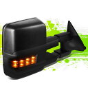 ミラー POWERED TOWING MIRROR W/SMOKED LED TURN SIGNAL RIGHT FOR 88-02 CHEVY GMC C/K...