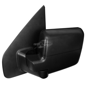 ミラー FOR 04-14 FORD F150 LEFT MANUAL FOLDABLE+TURN SIGNAL TOWING SIDE MIRROR BLACK FOR 04-14 FORD F150左手で折り畳み可能+旋回する信号掛けミラーサイドブラック