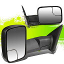 ミラー FOR 02-09 RAM 1500-3500 ADJUSTABLE MANUAL FOLDABLE TOWING SIDE VIEW MIRROR B...