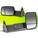 ミラー FOR 09-16 RAM 1500/2500/3500 POWER+HEAT MANUAL EXTENDABLE TOWING TOW SIDE MIRROR FOR 09-16 RAM 1500/2500/3500 POWER +ヒート・マニュアル延長タワー・サイド・ミラー