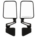 ミラー New Set of 2 Manual Door Mirrors LH & RH Side for Jeep Wrangler 1994-2002 Pa...
