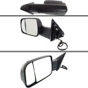 ミラー New CH1320333 Driver Side Mirror for Ram 1500 2012-2013 Ram 1500-2020のための新しい...