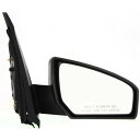 ミラー Black Power Passenger Side View Door Non-Heated Mirror for 2007-12 Nissan Se...