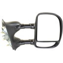 ミラー For F-350 Super Duty 99-07, Passenger Side Mirror, Textured Black F-350スーパーD...