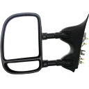 ミラー New Driver/Left Side Manual Towing Mirror For Ford F-Series Super Duty 1999-...