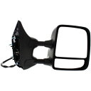 ミラー For Titan 08-14, Passenger Side Mirror, Textured Black タイタン08-14、助手席側ミラー、テクス...