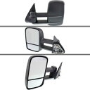 ミラー New Driver /Left Side Manual Towing Mirror for Chevy Silverado Truck 1999-20...