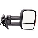 ミラー New Right Side Power Heated Turn Signal Towing Mirror Black for Silverado 07...